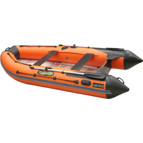 Лодка надувная Адмирал 340S оранжево - черный