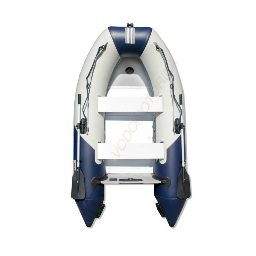 Лодка надувная Jet Force 300 SD Plywood ( бело-синий )