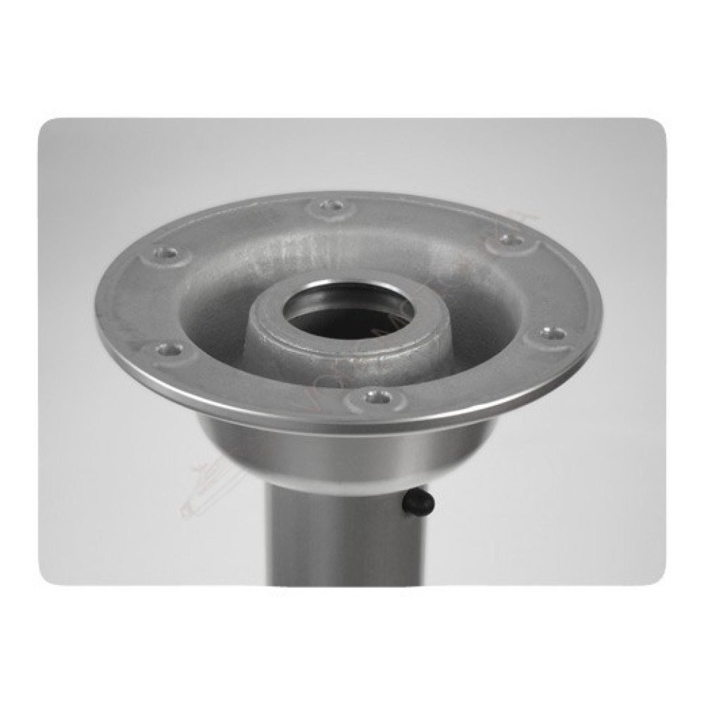 Стойка столешницы 675 мм вкручивается в основание, анодированный алюминий