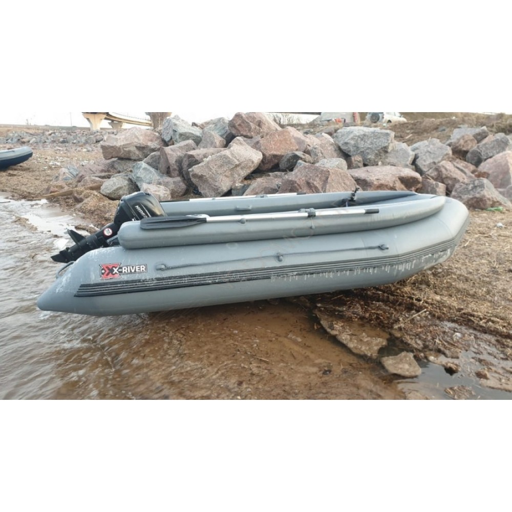 Надувная лодка X-River ROCKY 395 НДВД с фальшбортом