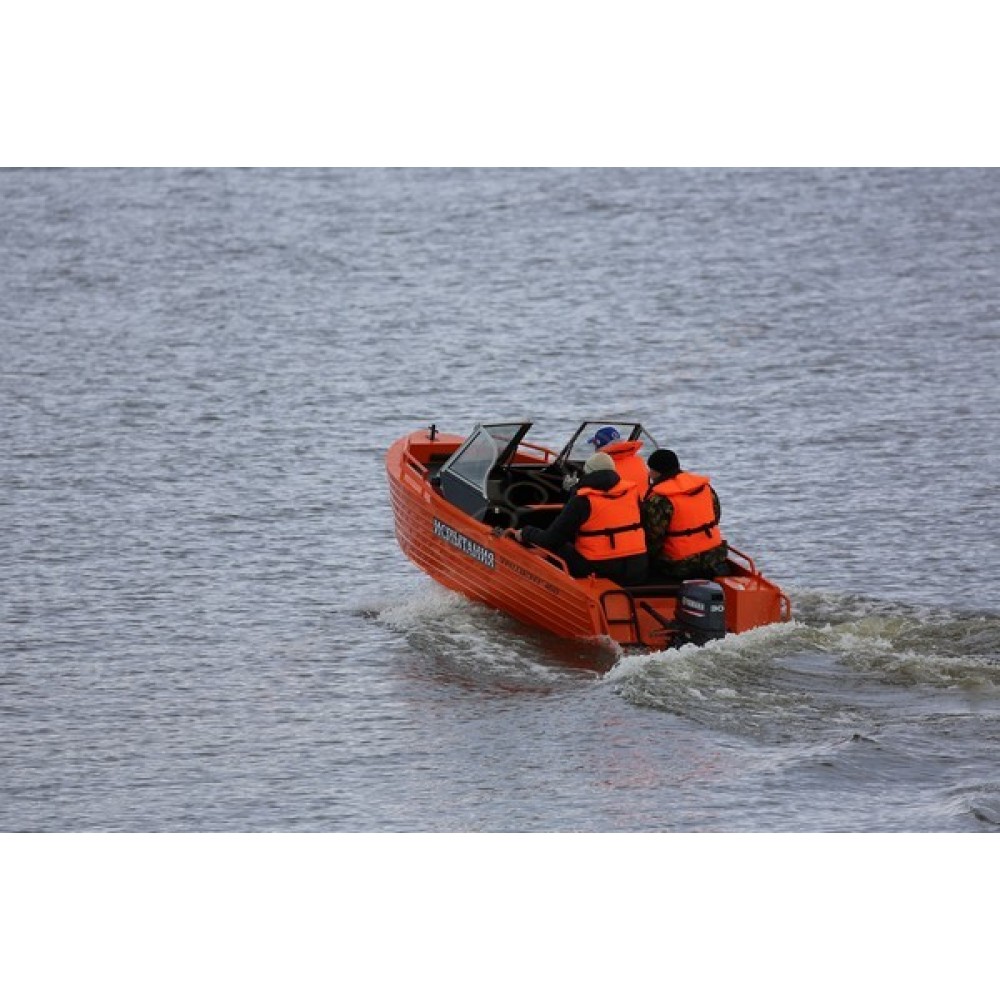 Алюминиевая лодка Trident 450 FISH