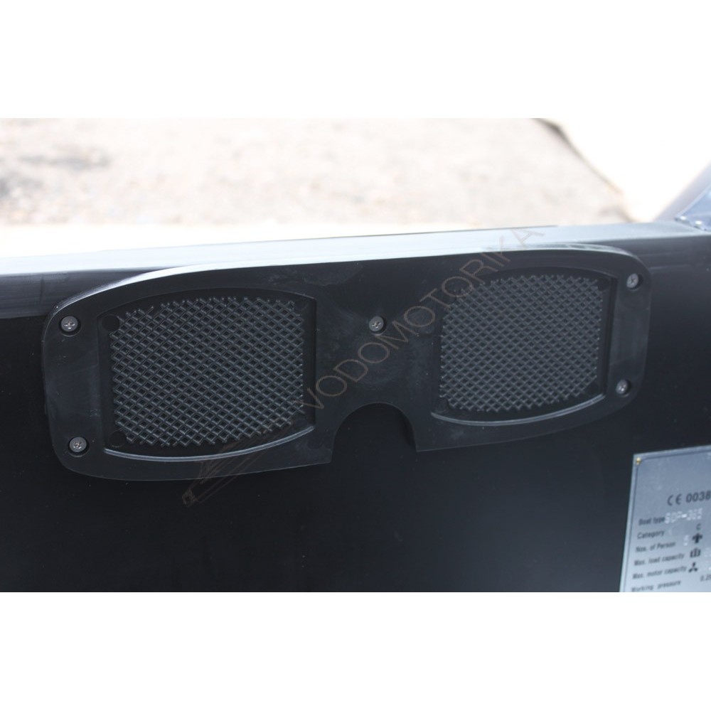 Лодка Sun Marine SDP 470 (красно-черный)