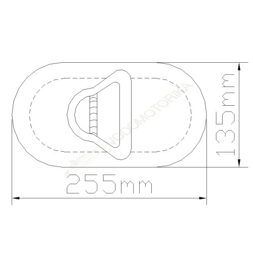 Ручка транспортировочная с накладкой, белая Sun Selection