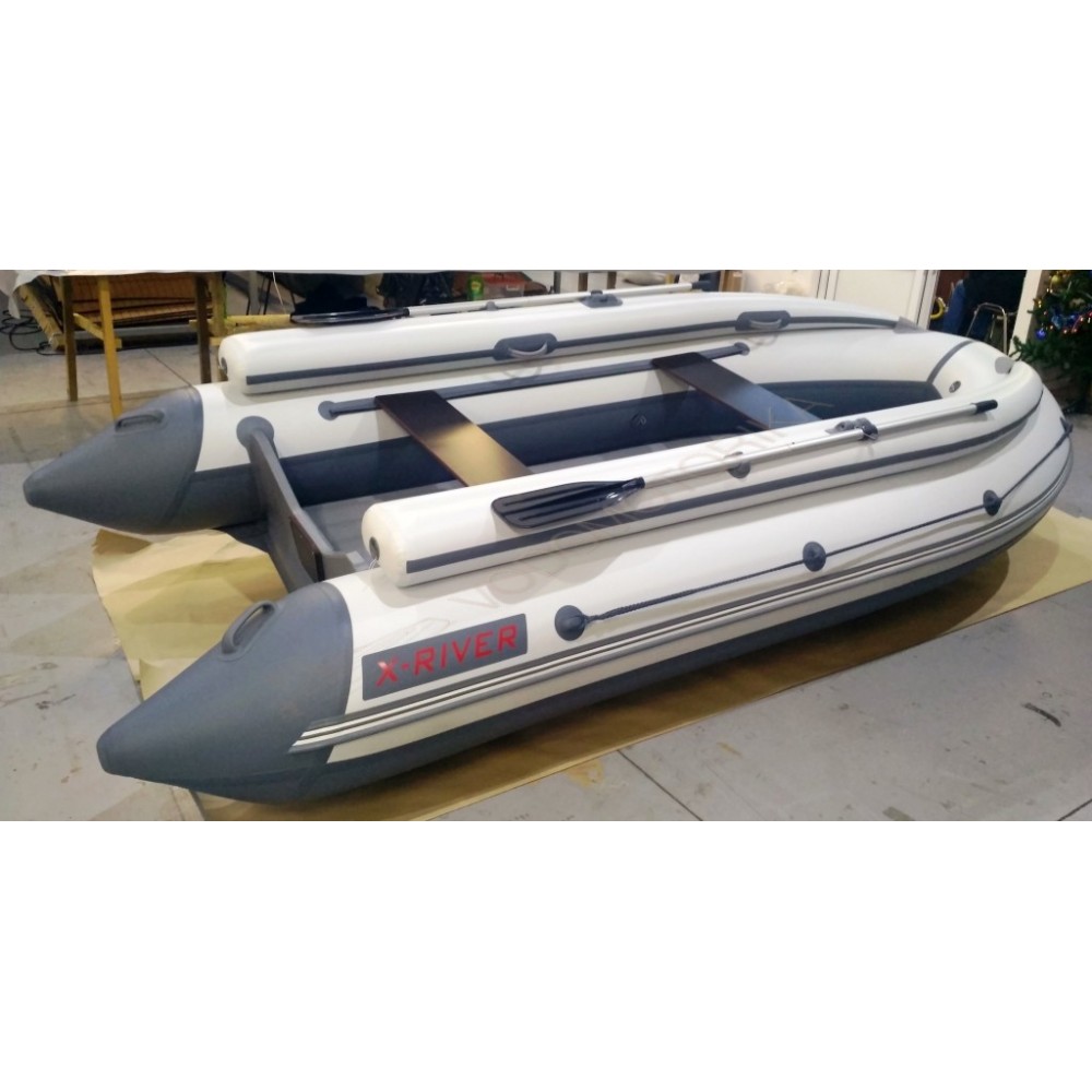 Надувная лодка X-River GRACE 380 НДНД с фальшбортом, надувное дно
