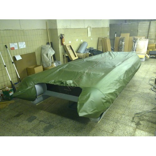 Тент транспортировочный на лодку Ротан 380 К (зеленый)