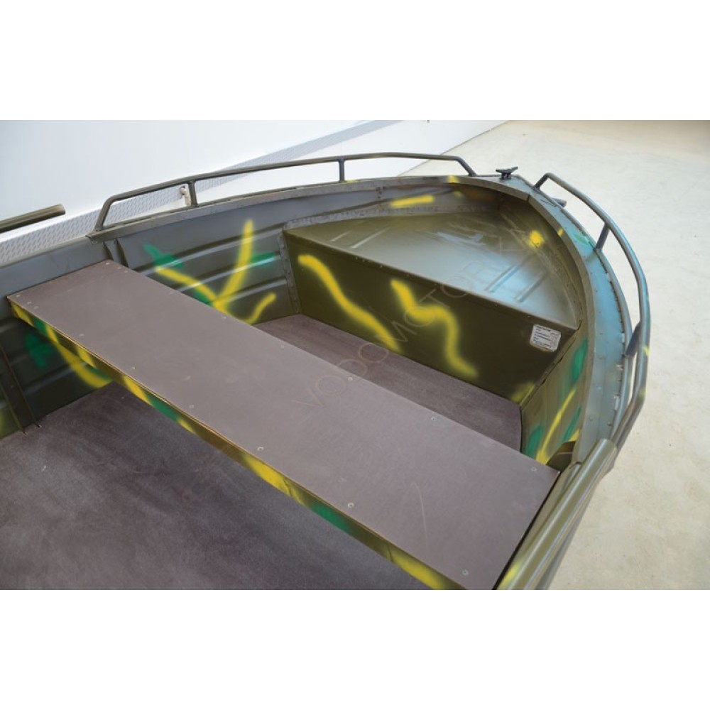 Алюминиевая моторно-гребная лодка Охотник 350