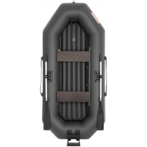 Лодка Тонар Шкипер А260нт навесной транец, надувное дно (серый)