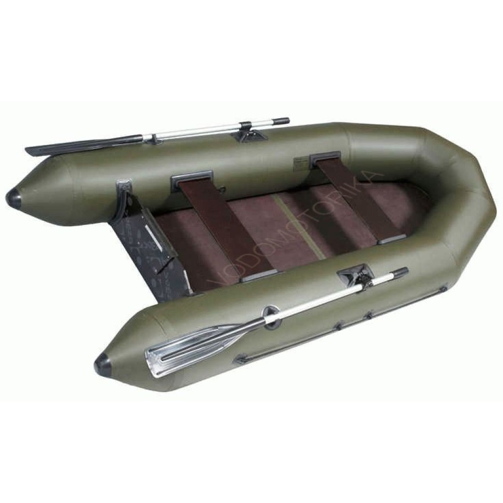 Надувная лодка Лоцман М-300 ЖС фанерный пол