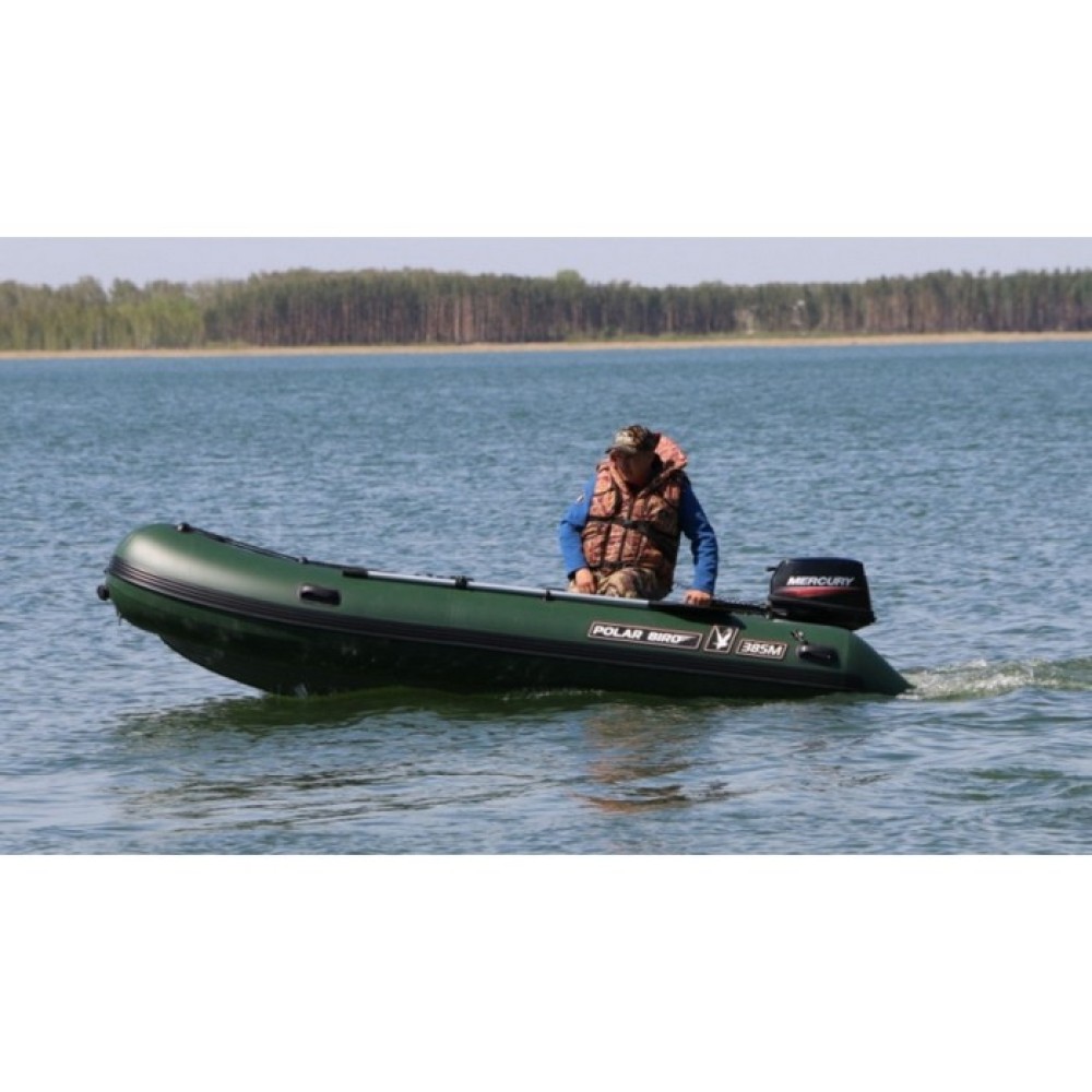 Лодка Polar Bird PB-385M НДНД Merlin (банки и танец из стеклокомпозита)