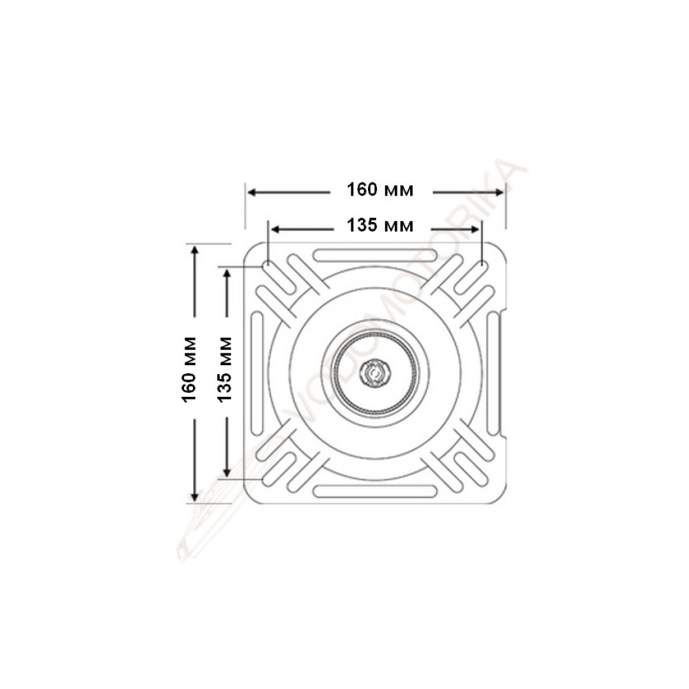 Стойка под сиденье 330 мм