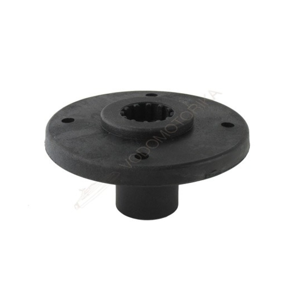 Крепление подставки под удочку врезное круглое, черное CFMT103