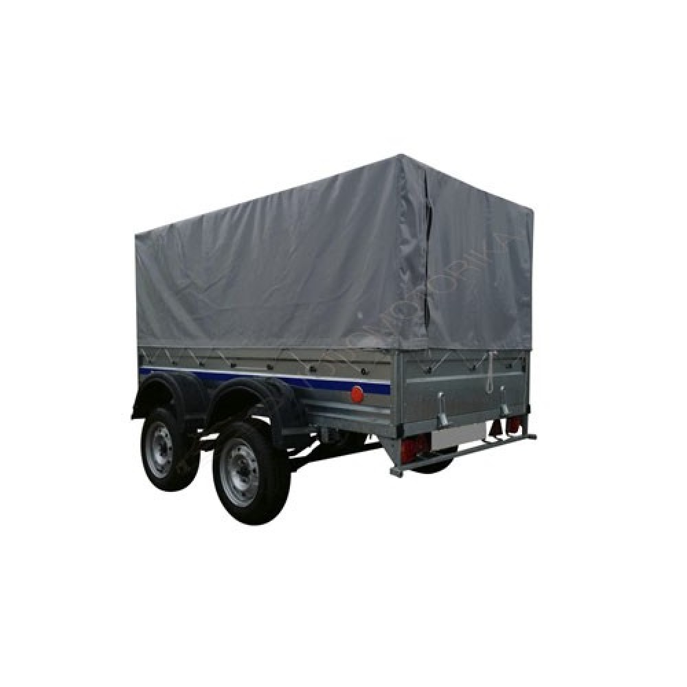 Прицеп Фаворит В 7135 2.56х1.3 низкий тент 0.3 м ( двухосный )