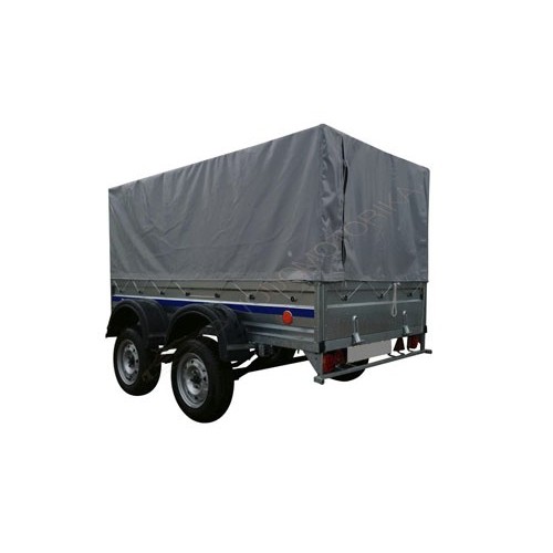 Прицеп Фаворит В 7135 2.56х1.3 низкий тент 0.3 м ( двухосный )