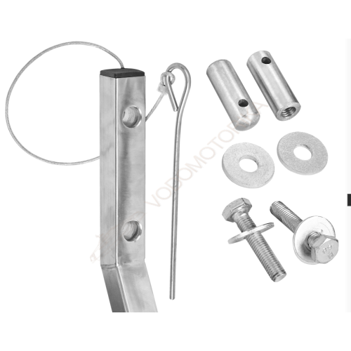 Колеса транцевые Горизонт KNU-330ND (нержавейка, съемные, усиленные, надувное дно)