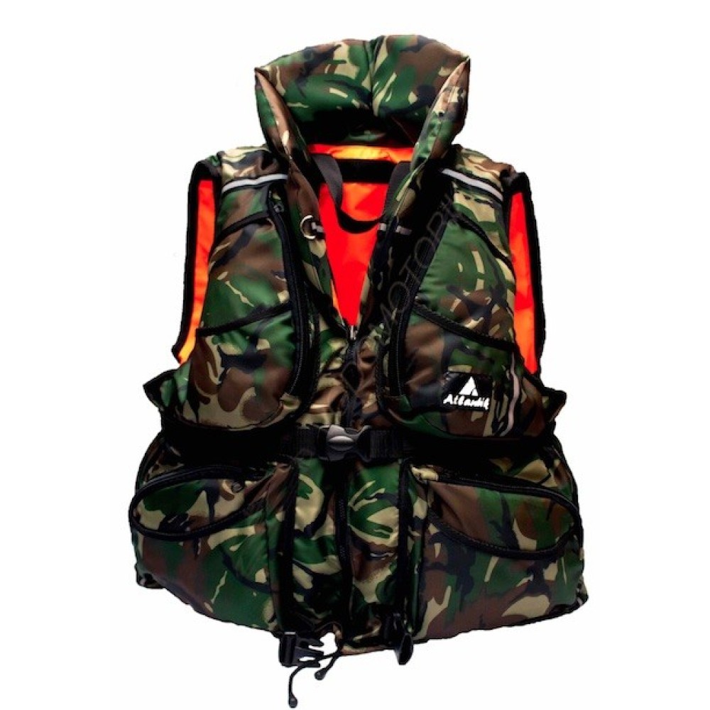 Спасательный жилет двухсторонний Atlantik Касатка ( + ) камуфляж (100 кг.)