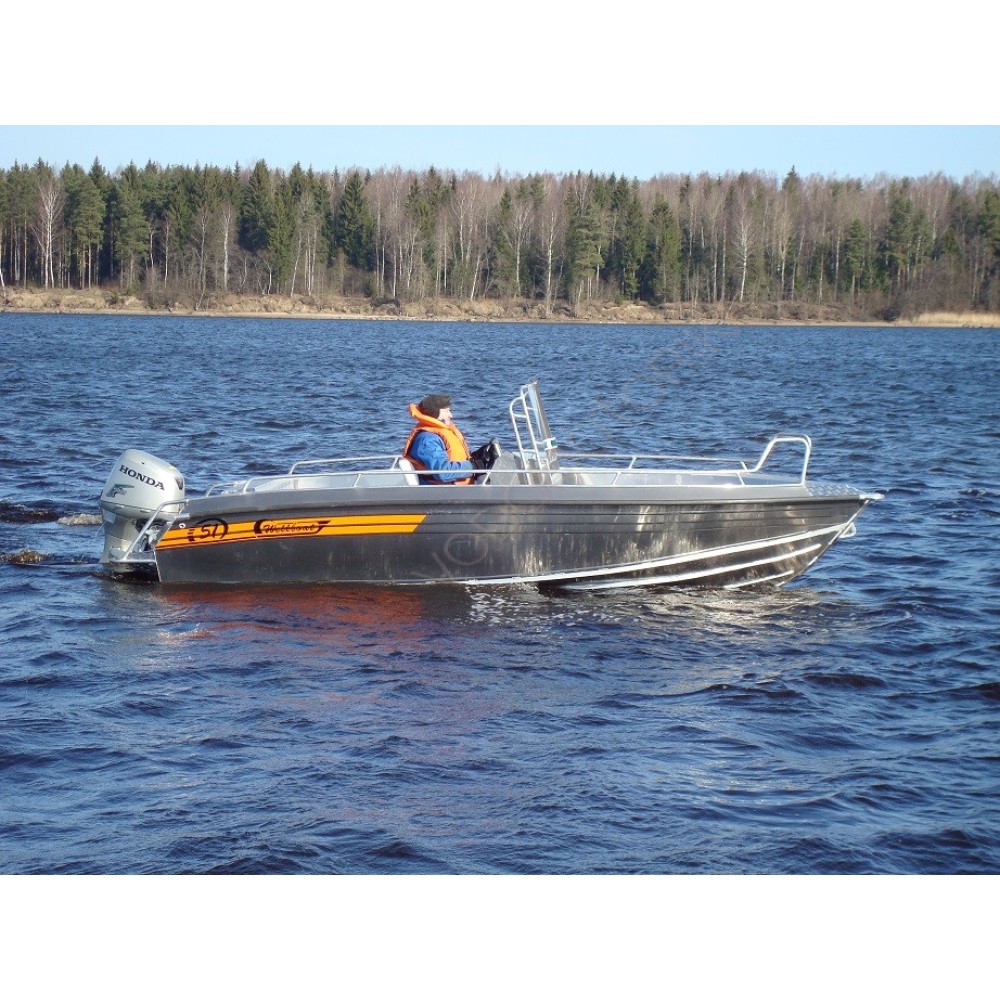 Алюминиевая лодка Wellboat 51 CC