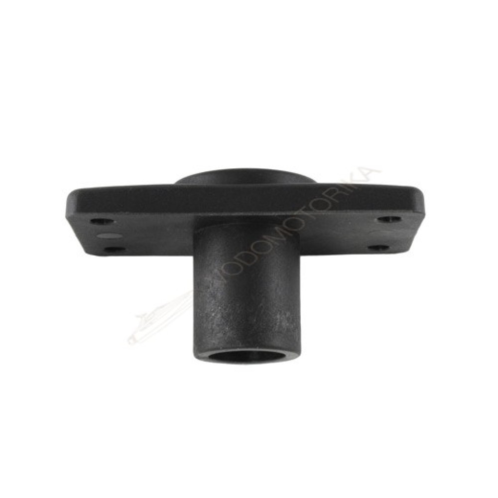 Крепление подставки под удочку врезное прямоугольное, черное CFMT102