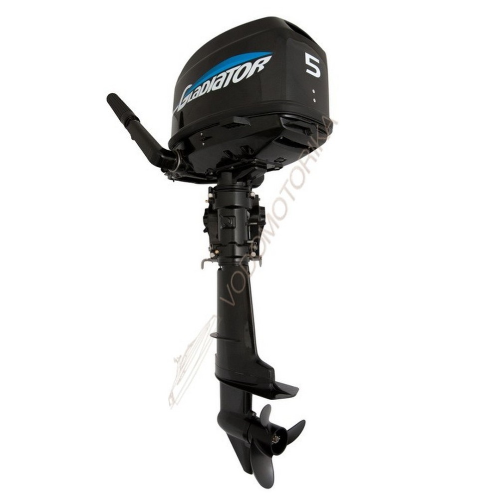 Лодочный мотор GLADIATOR G5FHS 5 л.с. двухтактный