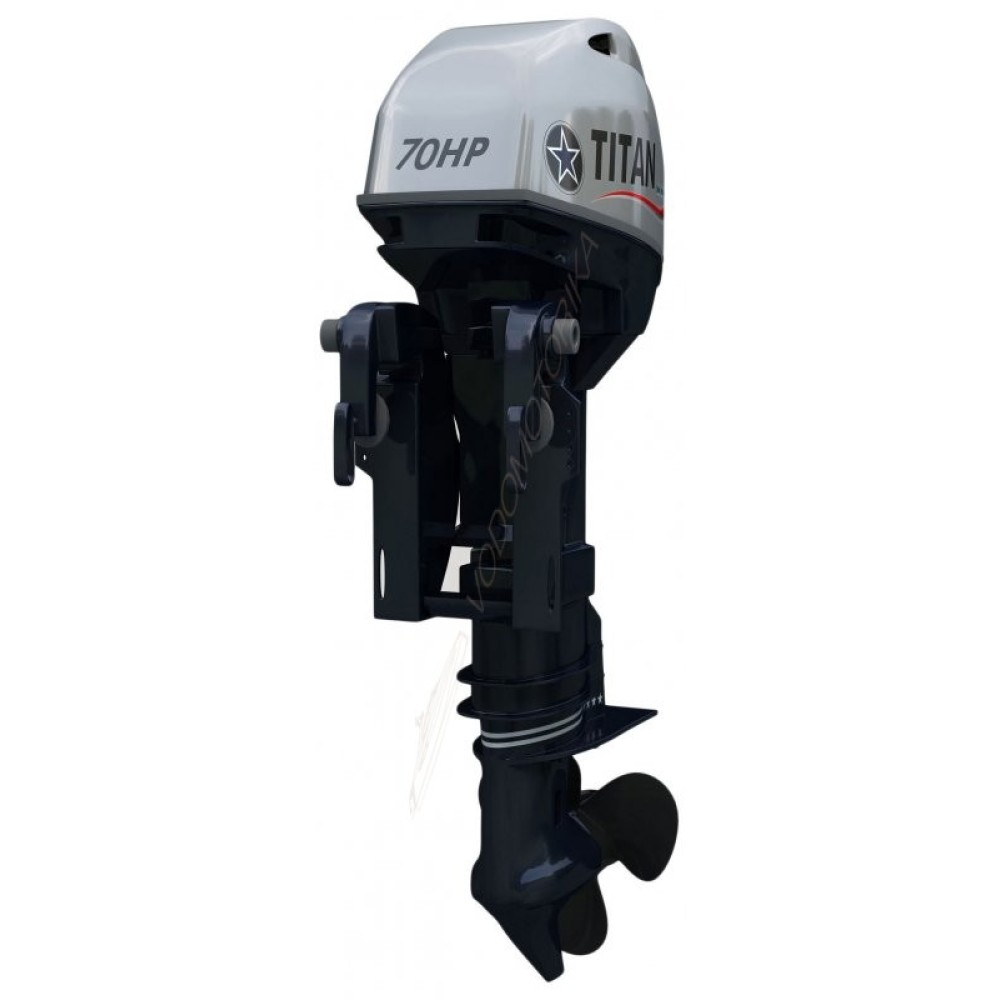 Лодочный мотор TITAN TP70AERTL 70 л.с. двухтактный