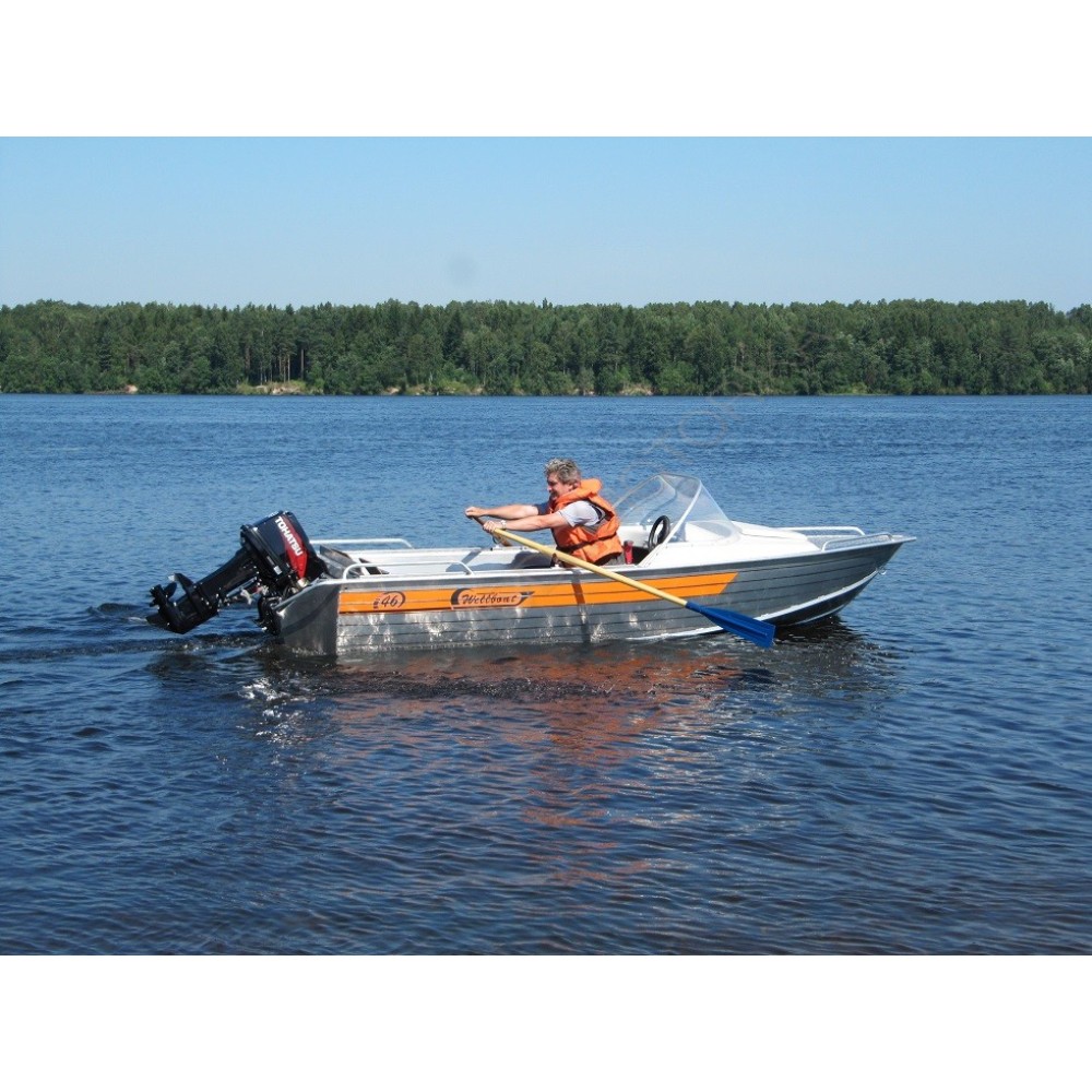 Алюминиевая лодка Wellboat 46 классика