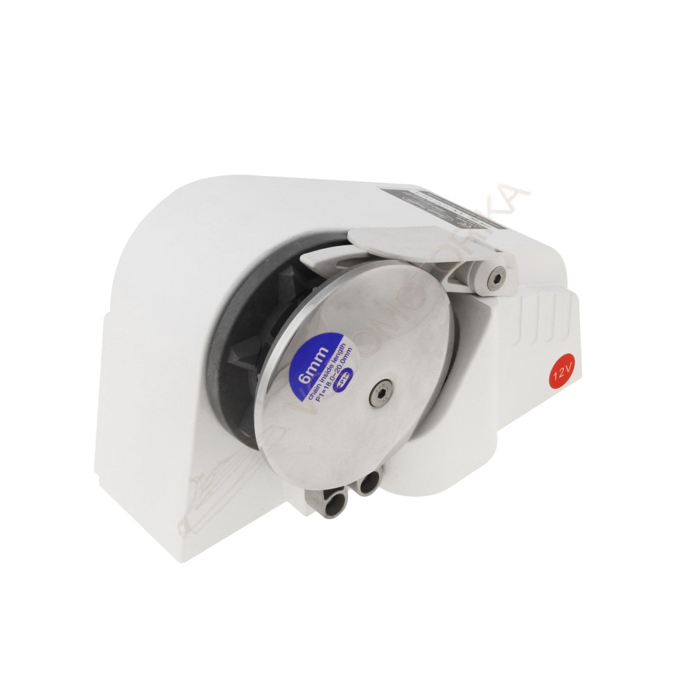 Лебедка 12V 710F для судов от 4.5 до 6 м или якорей до 7 кг