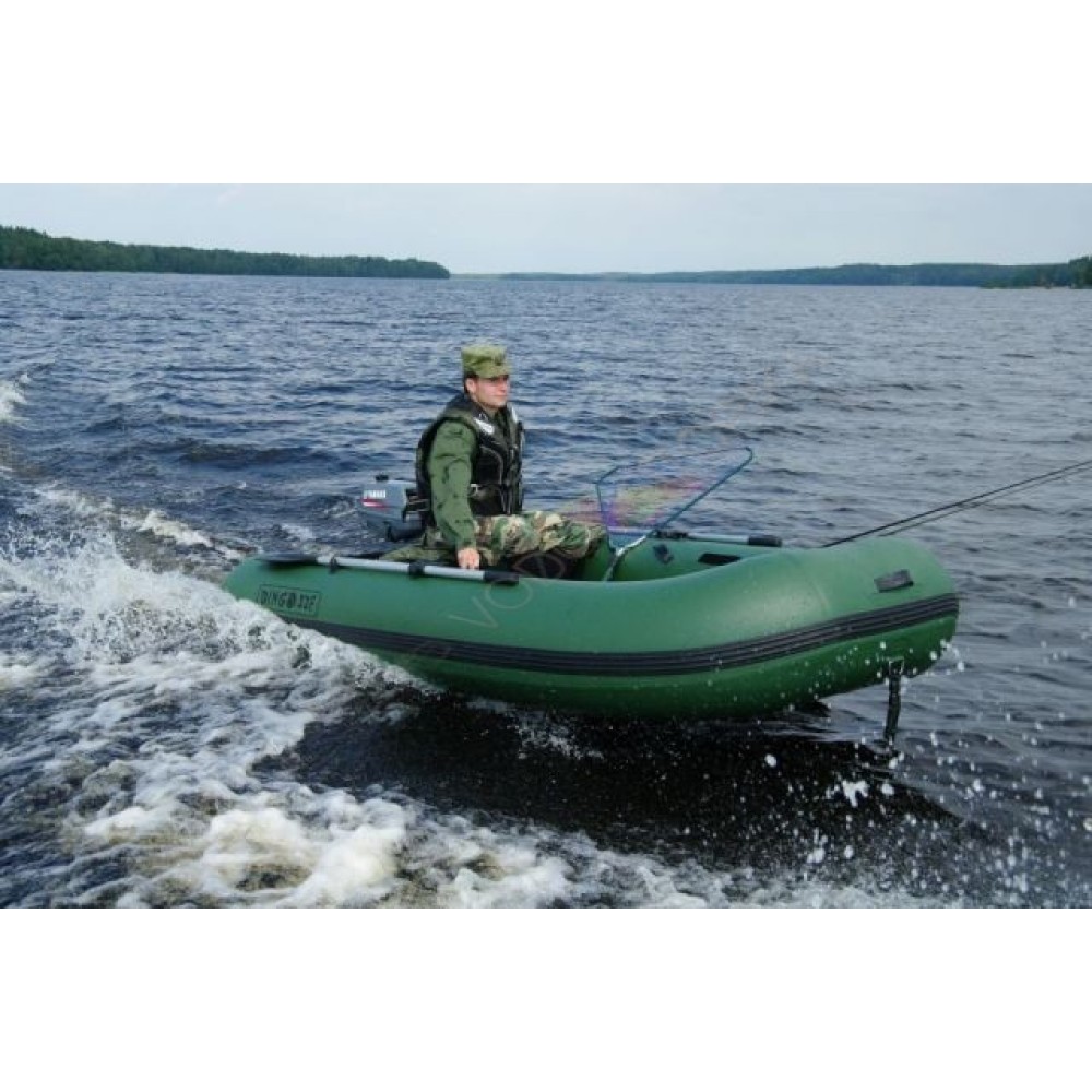 Лодка надувная DINGO 34F (красно-серый)