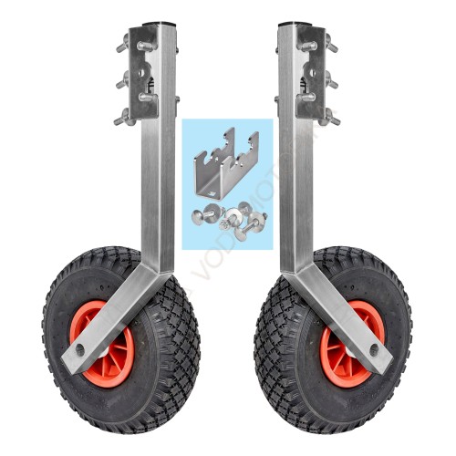 Колеса транцевые Горизонт BS-260 (нержавейка, быстросъемные)