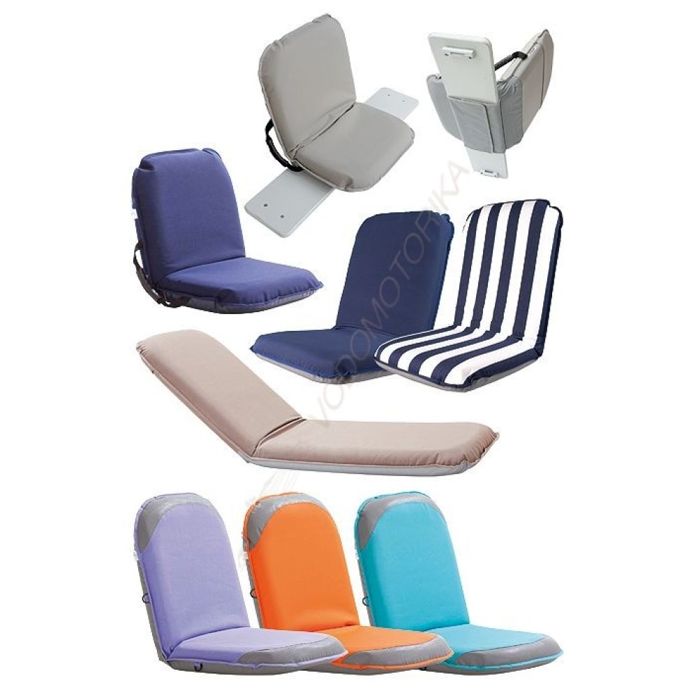 Матрац для отдыха «Comfort Seat» Classic (сине-белый) 148x48x8 см