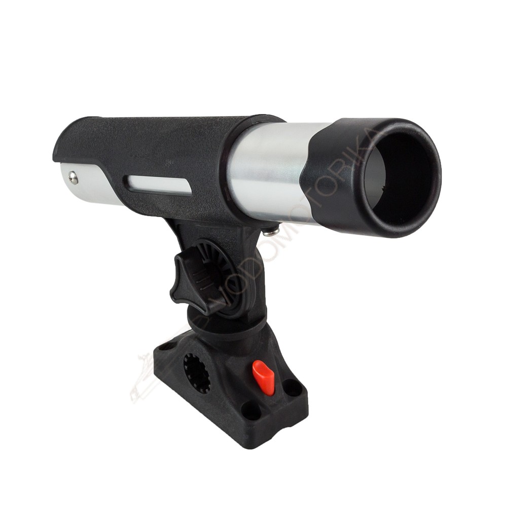 Подставка под удочку черная/серебряная в комплекте с креплением CFMT303 CFRH301