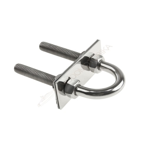 Рым-болт U-образный D9.5 мм, Lрез. 38 мм