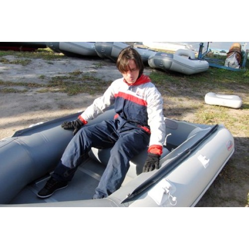 Сиденье надувное с перегородкой Badger 98х44х33 см Black