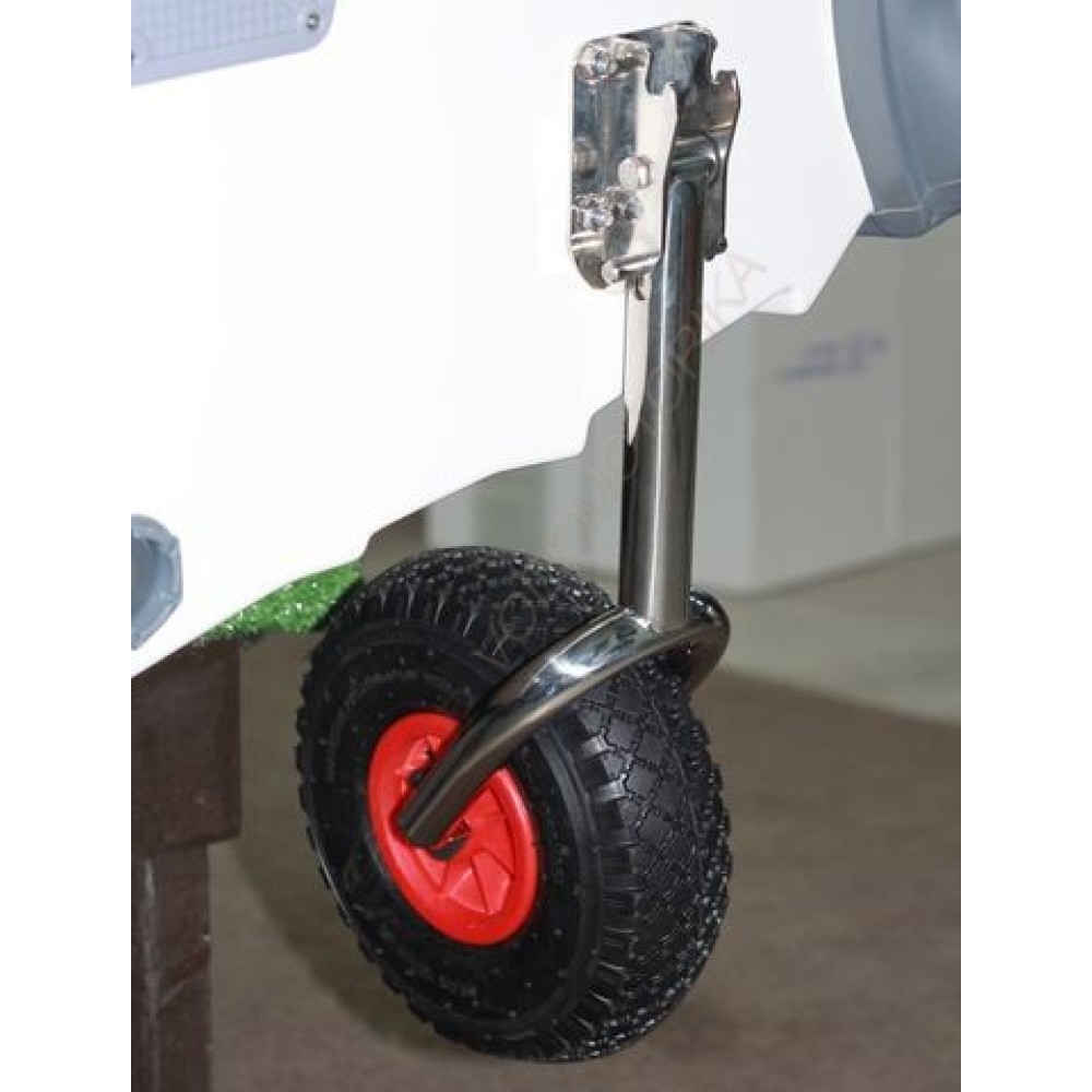 Колеса транцевые стандартные откидные с вилкой