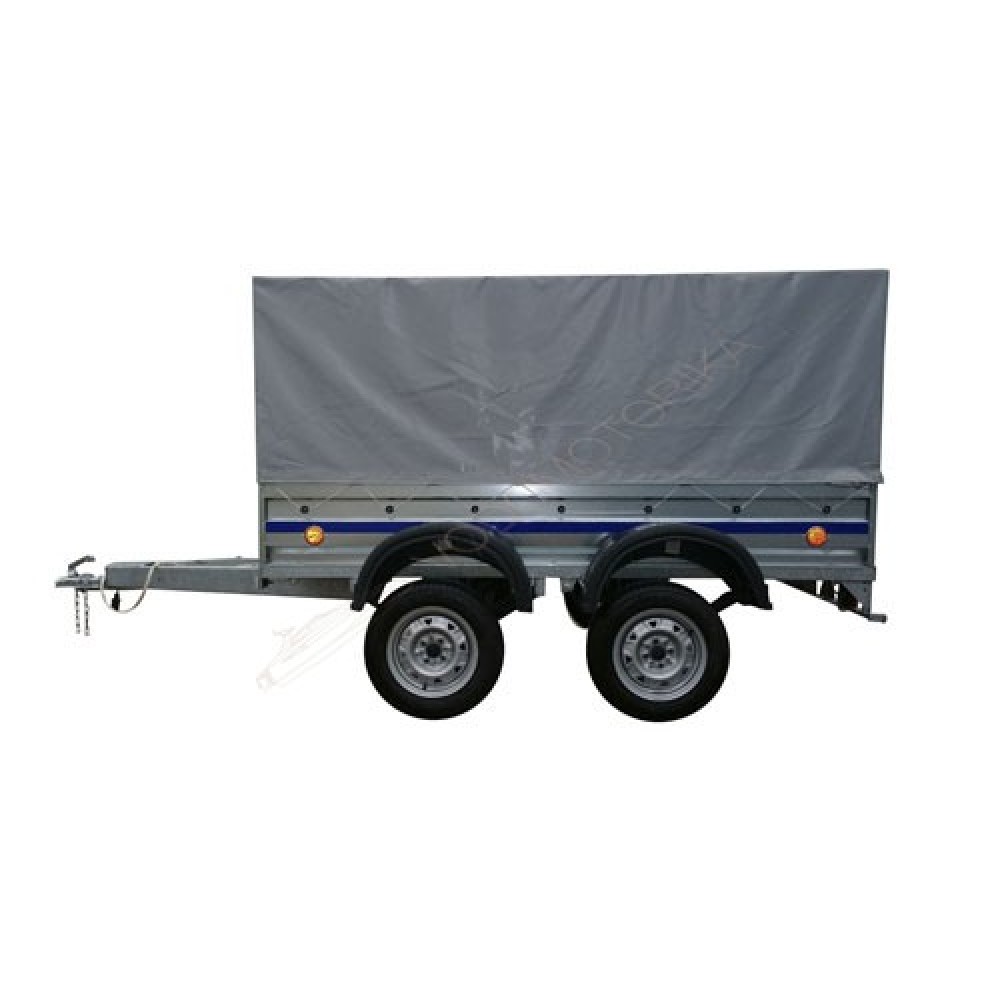 Прицеп Фаворит В 7135 2.56х1.3 низкий тент 0.3 м ( двухосный )