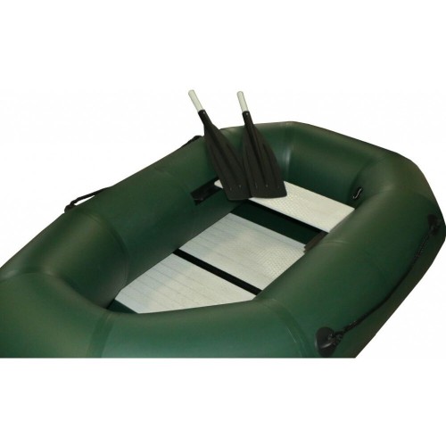 Надувная Лодка ПВХ Polar Bird PB-210Т Teal (зеленая, серая) + стеклокомпозитная слань