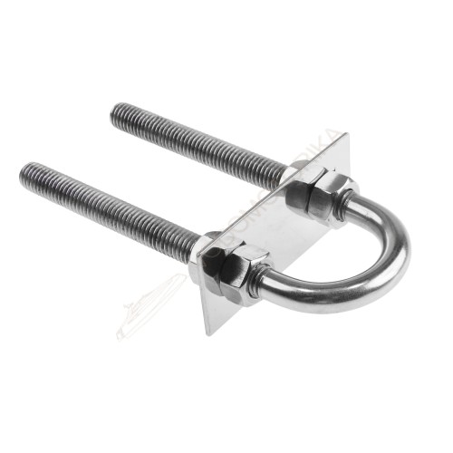 Рым-болт U-образный D13 мм, Lрез. 120 мм