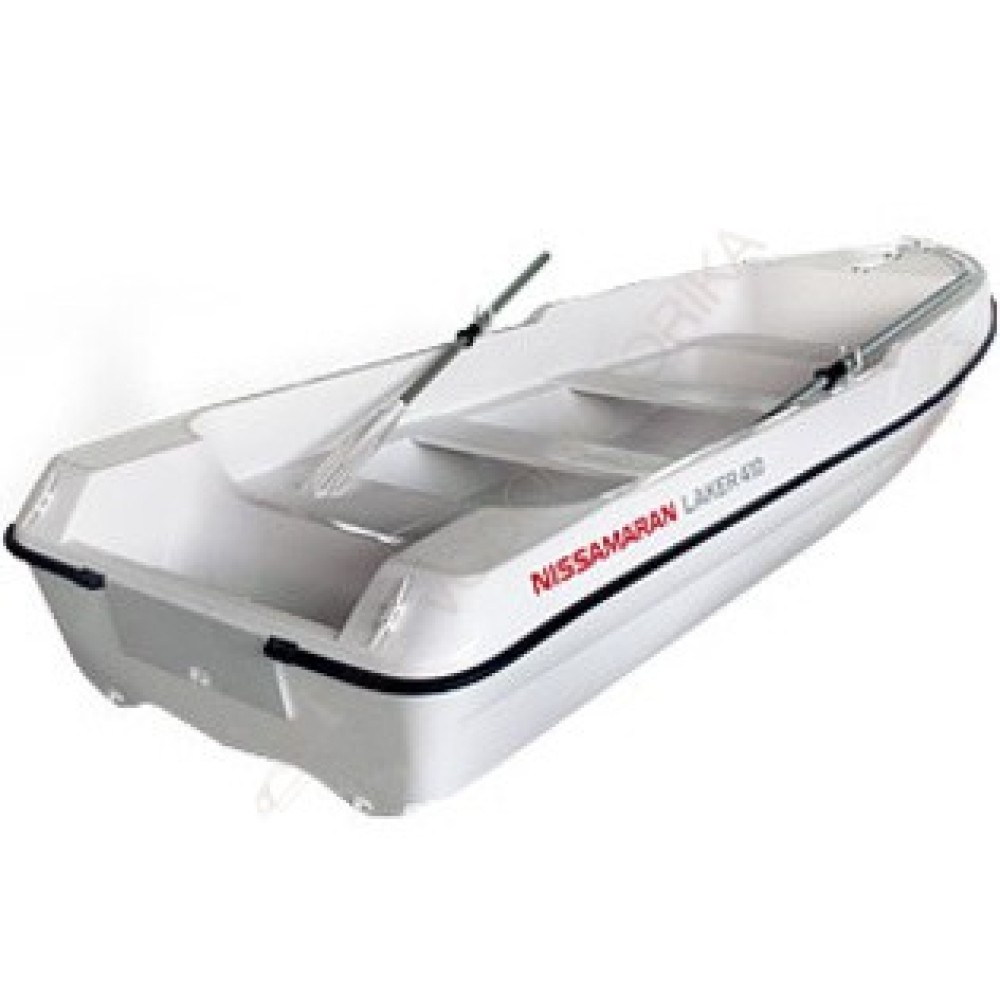 Лодка LAKER 410 пластиковая моторно-гребная ( белая )