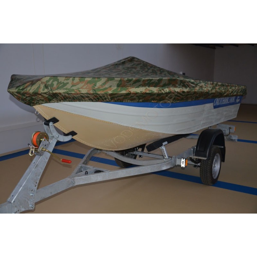 Алюминиевая моторно-гребная лодка Охотник 380К