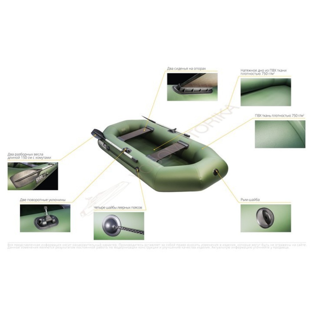 Надувная лодка Аква-Оптима 190