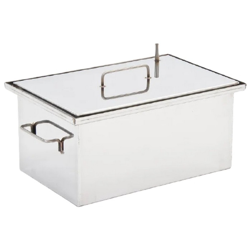 Коптильня ПРЕСТИЖ 500х200х200 ( нержавейка aisi 304 - 2 мм ) с гидрозатвором