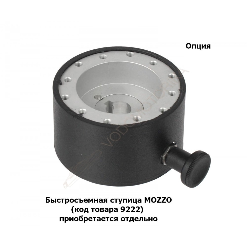 Рулевое колесо MANTA обод серый, спицы черные д. 355 мм Volanti Luisi