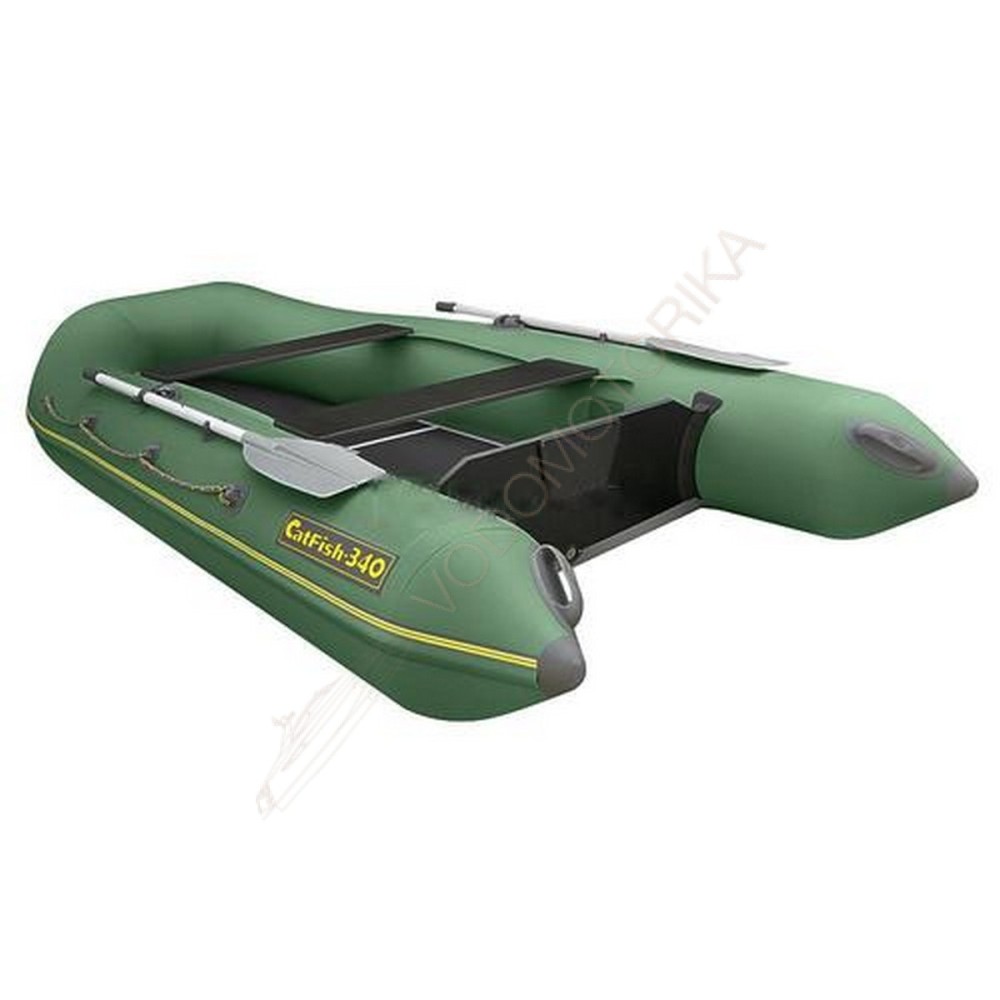 Лодка Мнев и К CATFISH 340 (серый)