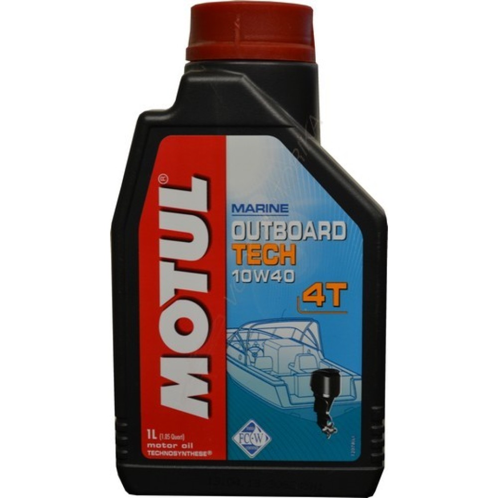 Моторное масло для 4-х тактных двигателей Motul outboard tech 4t 10w-40