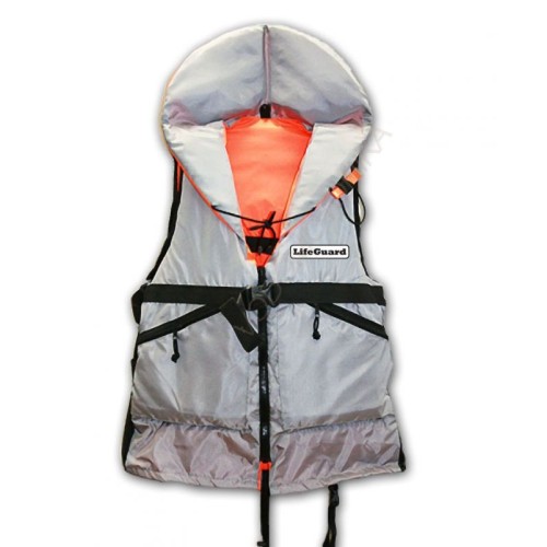 Спасательный жилет LIFEGUARD STANDARD XXL (серый/оранжевый)