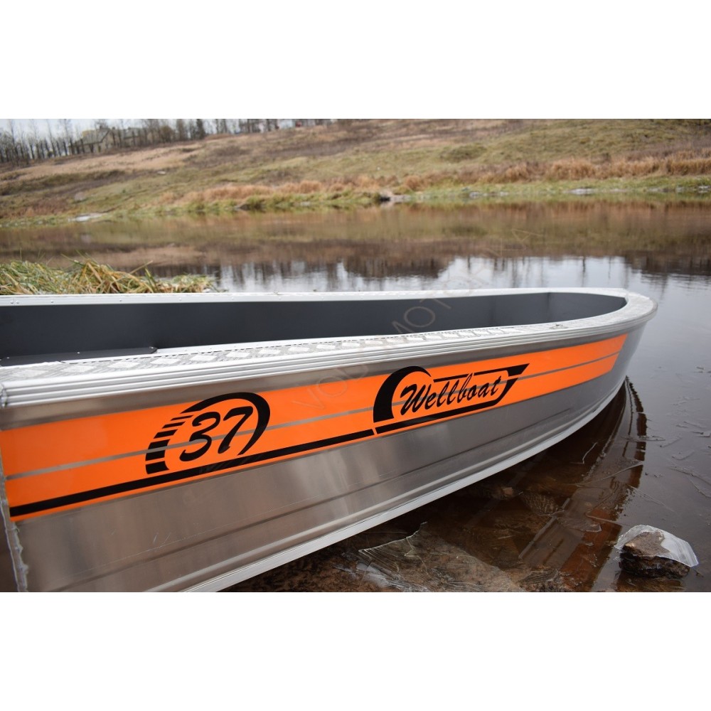 Алюминиевая лодка Wellboat-37 easy