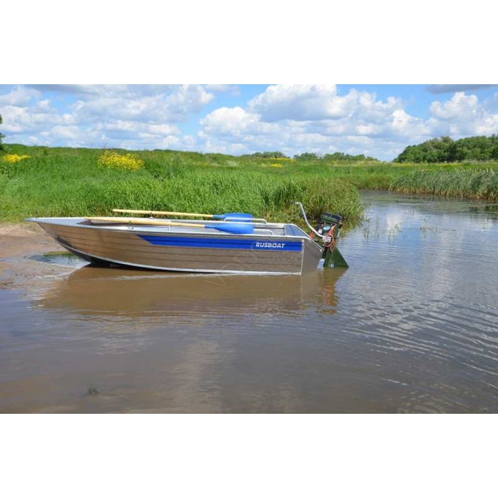Алюминиевая моторно-гребная лодка RusBoat 42R