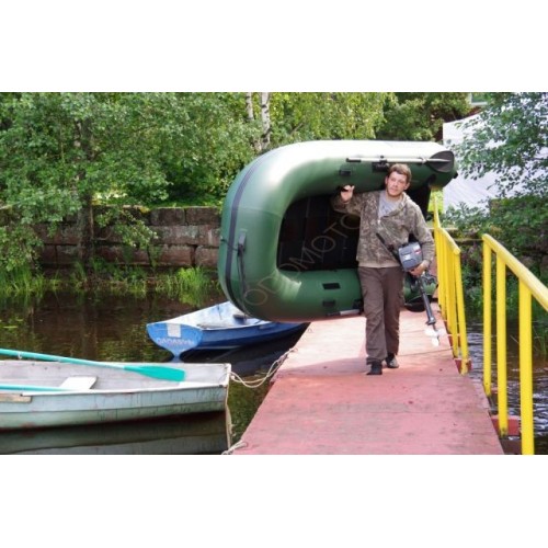 Лодка надувная DINGO 27F оливковый