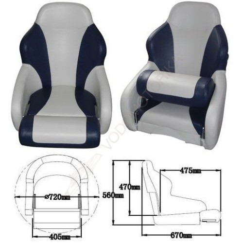 Кресло с болстером «Captain»