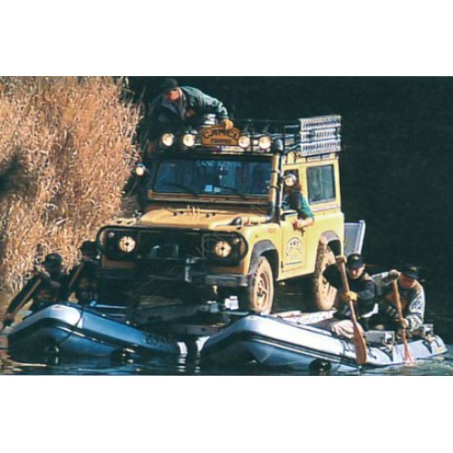 Надувная лодка ZODIAC Grand raid Mark III, красная, под двигатель с длинным дейдвудом