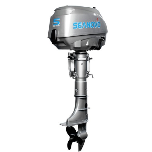 Лодочный мотор SEANOVO SNF5HS 5 л.с. четырехтактный (с баком 12л)