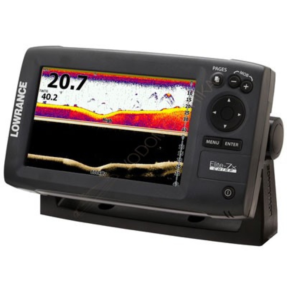 Картплоттер-эхолот Lowrance Elite-7x CHIRP (83/200+455/800kHz)